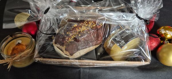 Panier gourmand – Pain d’épices, nougat et miels artisanaux