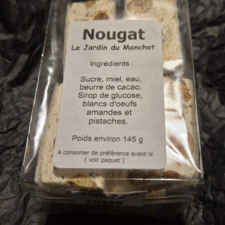 Nougat artisanal 145 g – Le Jardin du Manchot